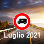 Divieto dei mezzi pesanti nel mese di luglio 2021